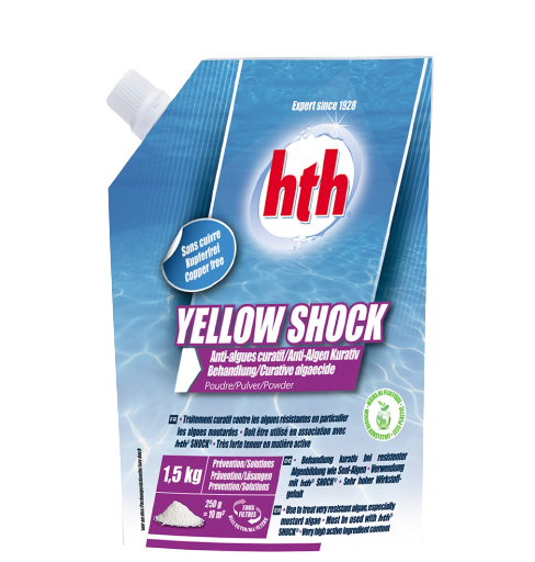 HTH YELLOW SHOCK ANTI ALGUE MOUTARDE